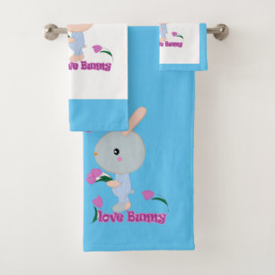 I'm your favorite Bunny Bath Towel Set