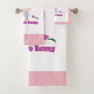 I'm your favorite Bunny Bath Towel Set