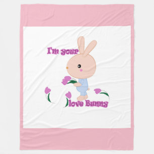 I'm your favorite Bunny Fleece Blanket