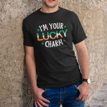 I'm Your Lucky Charm St. Patrick's Day T-Shirt<br><div class="desc">St. Patrick's Day is the one holiday where you're expected to let loose and have fun! Share your holiday spirit with this charming shirt, which features the phrase "I'm Your Lucky Charm" made with the colors of the Irish flag. Green clovers accent the quote. Great gift for your Irish friends...</div>
