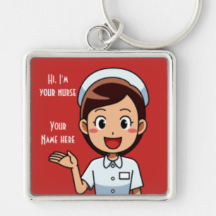 I'm Your Nurse (2.00") Premium Square Keychain