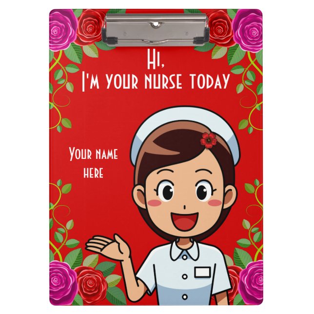 I'm Your Nurse Today Personalized Clipboard (Front)