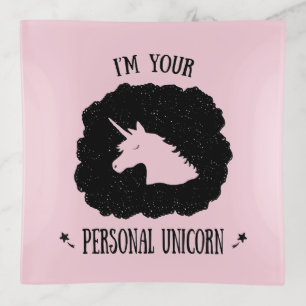 I'm Your Personal Unicorn Trinket Tray