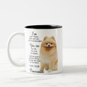 im your pomeranian sarcastic graphic very dog lo Two-Tone coffee mug