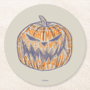 I'm Your Worst Nightmare Round Paper Coaster