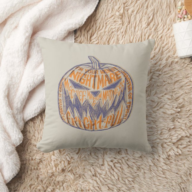 I'm Your Worst Nightmare Throw Pillow (Blanket)