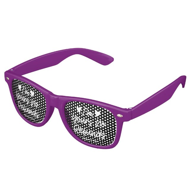 I'm Yours No Refunds Valentines Day Cute Wife Gift Retro Sunglasses (Angled)