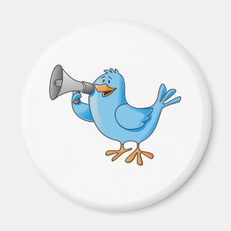 Imã de geladeira Twitter Bird Magnet
