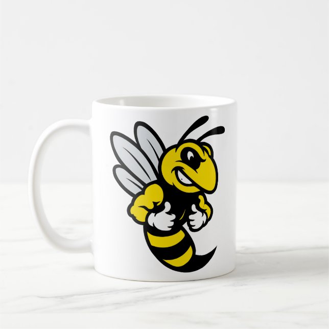 Imabee Reversed Funny Bee Coffee Mug (Left)
