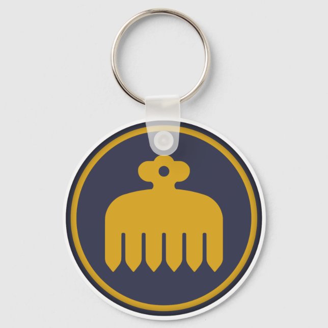 Imagawa Clan Kamon Keychain (Front)