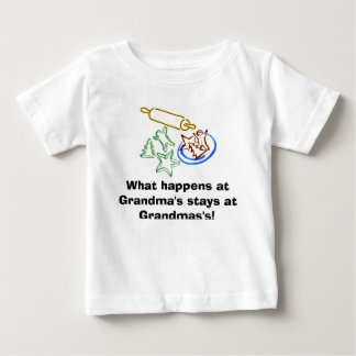 image2, What happens at Grandma's stays at Gran... Baby T-Shirt
