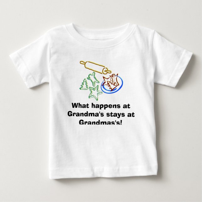 image2, What happens at Grandma's stays at Gran... Baby T-Shirt (Front)