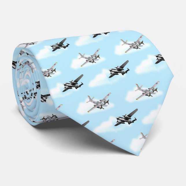 Image4v,airplanes Tie (Rolled)