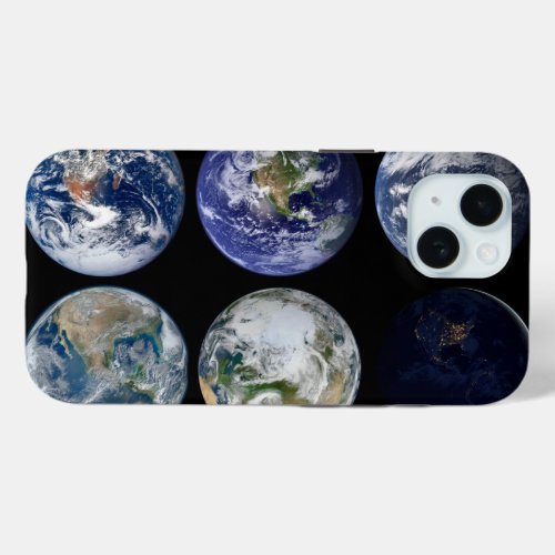 Image Comparison Of Iconic Views Of Planet Earth iPhone 15 Case