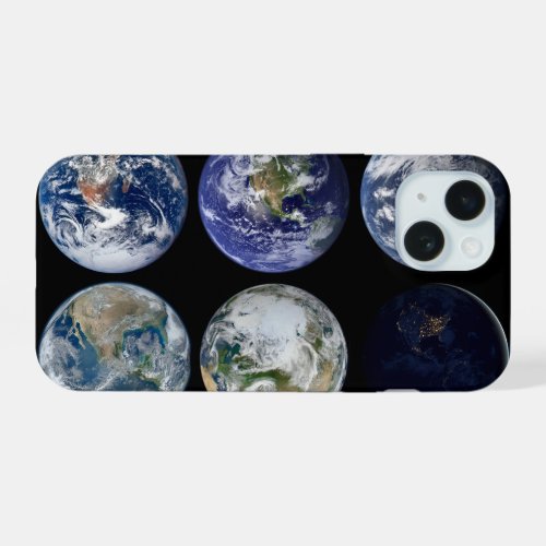 Image Comparison Of Iconic Views Of Planet Earth iPhone 15 Case