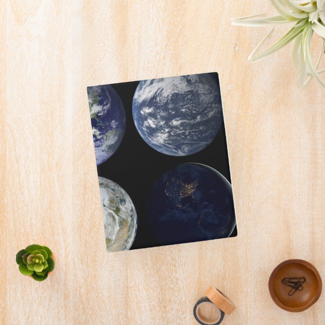 Image Comparison Of Iconic Views Of Planet Earth. Mini Binder (InSitu)
