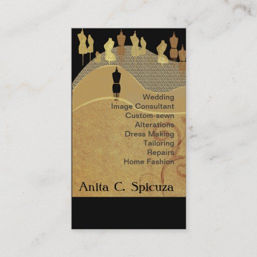 Customizable Image Consultant Fashion Stylist Business Card Templates