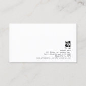 Image Consultant Style Beauty Gold CursiveMonogram Business Card (Back)