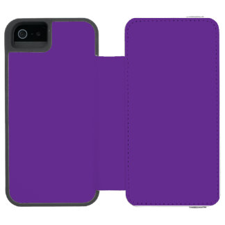  image displays a solid, deep, and vivid shade of  iPhone SE/5/5s wallet case