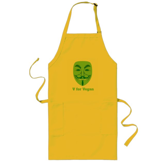 Image for vegans long apron (Front)