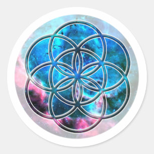 Image from number 7: The Seed of Life Classic Round Sticker