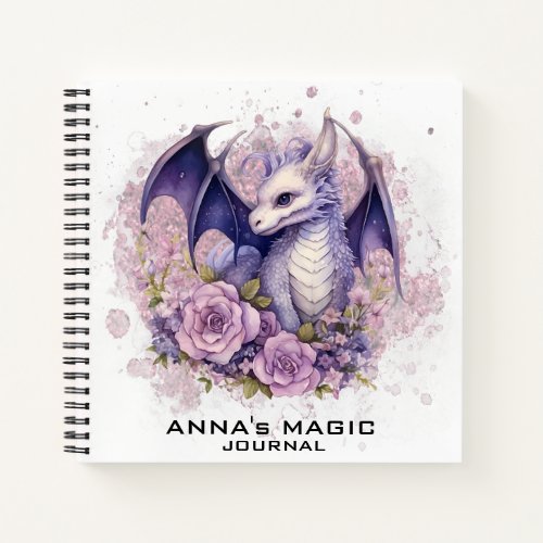  Image Law Attraction Cute Baby Dragon AP85 Notebook