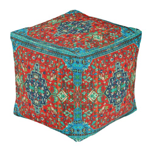 Image of a Persian Rug Pouf