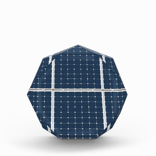 Image of a solar power panel funny award (Front)