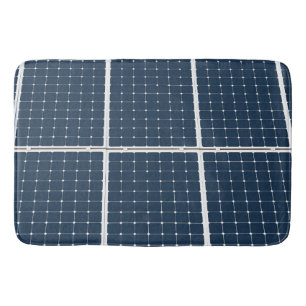 Image of a solar power panel funny bathroom mat