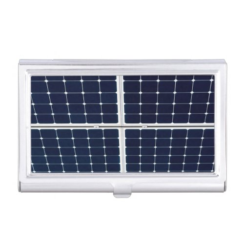 Image of a solar power panel funny case for business cards