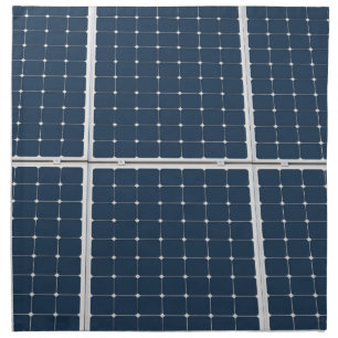 Image of a solar power panel funny cloth napkin