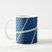 Image of a solar power panel funny coffee mug (Left)