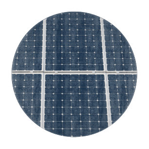 Image of a solar power panel funny cutting board