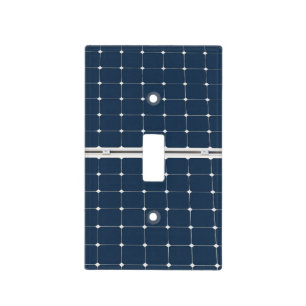 Image of a solar power panel funny light switch cover