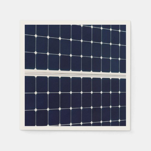 Image of a solar power panel funny paper napkins