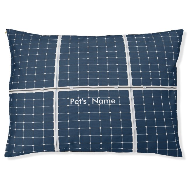 Image of a solar power panel funny pet bed (Front)