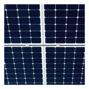 Image of a solar power panel funny photo print