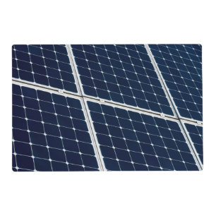 Image of a solar power panel funny placemat