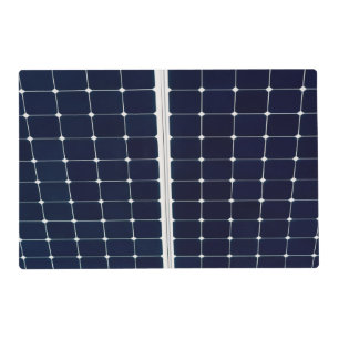 Image of a solar power panel funny placemat