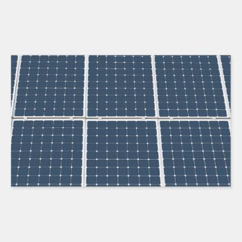 Image Of A Solar Power Panel Funny Rectangular Sticker by DigitalSolutions2u at Zazzle