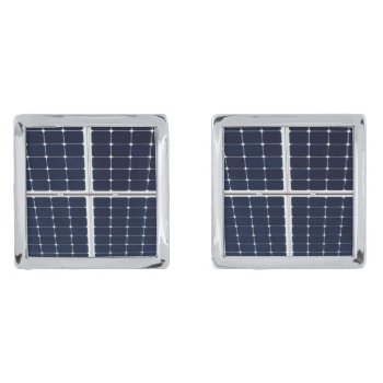 Image Of A Solar Power Panel Funny Silver Cufflinks by DigitalSolutions2u at Zazzle