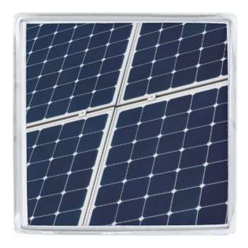 Image Of A Solar Power Panel Funny Silver Finish Lapel Pin by DigitalSolutions2u at Zazzle
