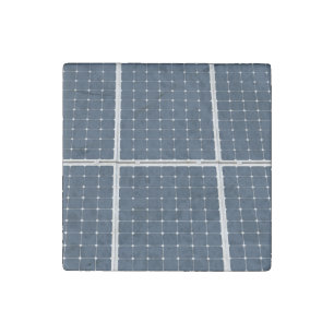 Image of a solar power panel funny stone magnet