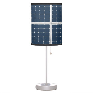 Image of a solar power panel funny table lamp