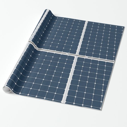 Image of a solar power panel funny wrapping paper