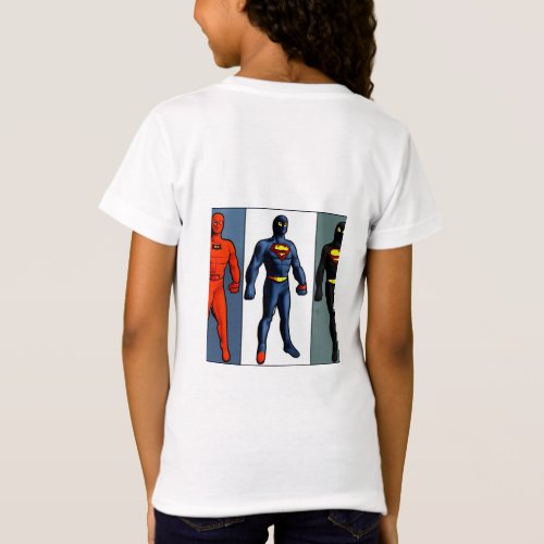 Image of a superhero with the power  T_Shirt