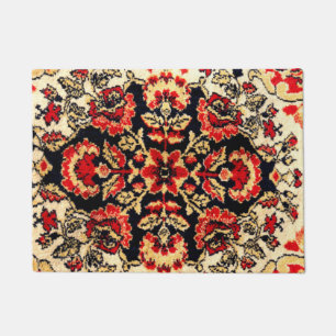 Image of a vintage carpet. Impressive texture Doormat