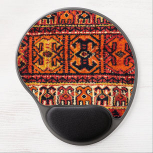 Image of a vintage carpet. Impressive texture Gel Mouse Pad