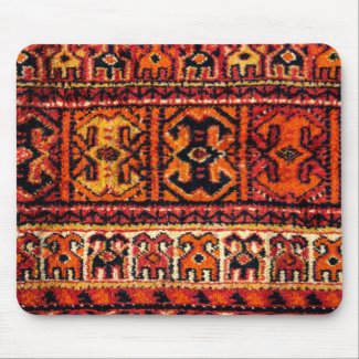Image of a vintage carpet. Impressive texture Mouse Pad