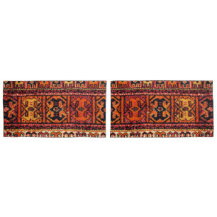 Image of a vintage carpet. Impressive texture Pillow Case